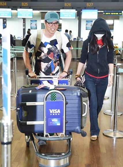 湯唯金泰勇婚后去洛杉磯度蜜月