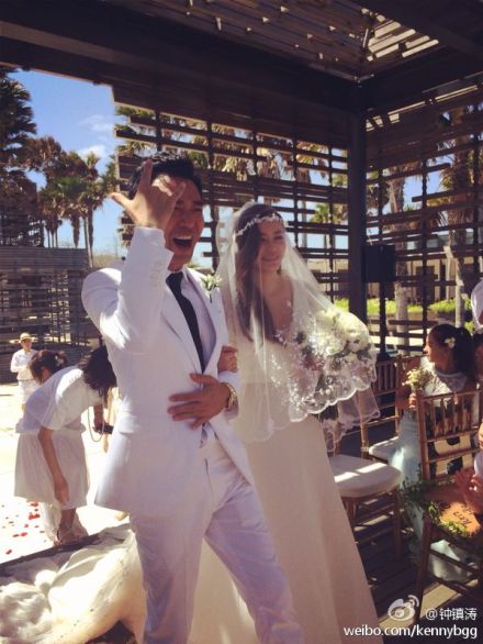 鐘鎮(zhèn)濤和范姜結(jié)婚現(xiàn)場