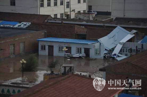 慶陽環縣冰雹災害