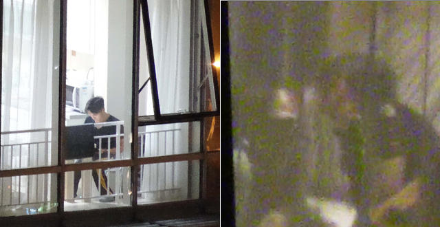 鋒菲公寓親吻畫面