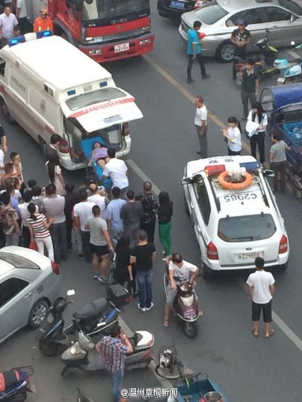 長裙美女割脈后跳樓自殺