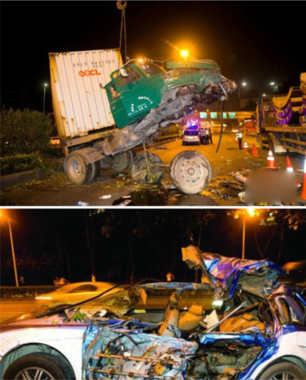 深圳北環大道嚴重車禍