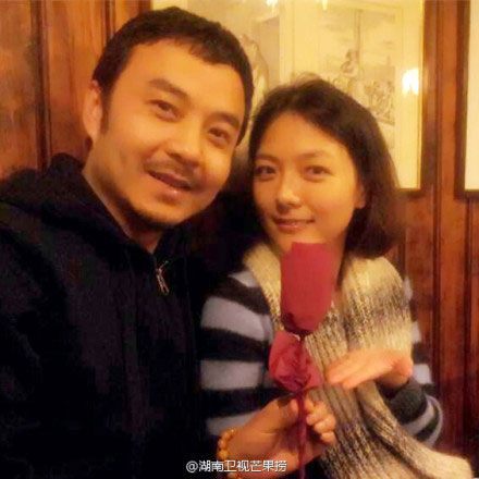 汪涵和楊樂樂素顏照