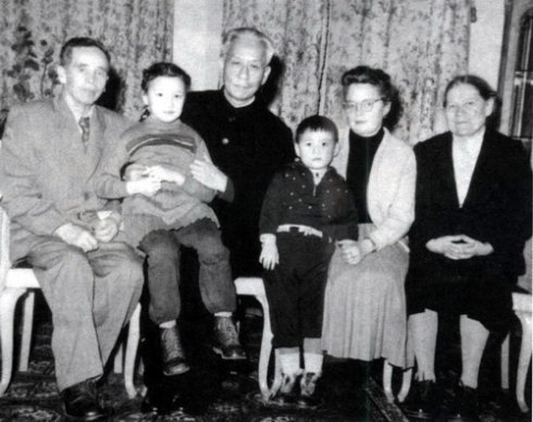 劉少奇一家在俄羅斯合影