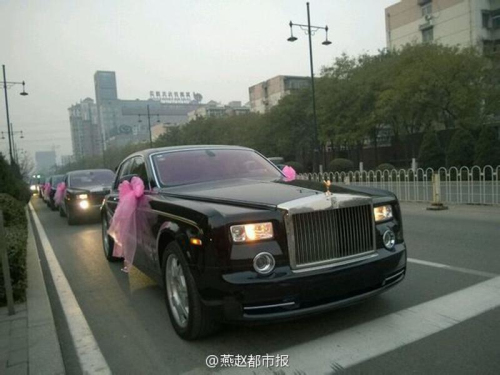 唐山最牛的婚禮車隊