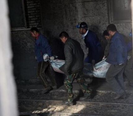 遼寧阜新煤礦煤塵燃燒