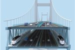 甌江北口大橋 三橋合一或兩橋一隧甌江北口大橋即將