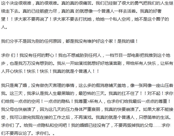 陳赫微博道歉內容