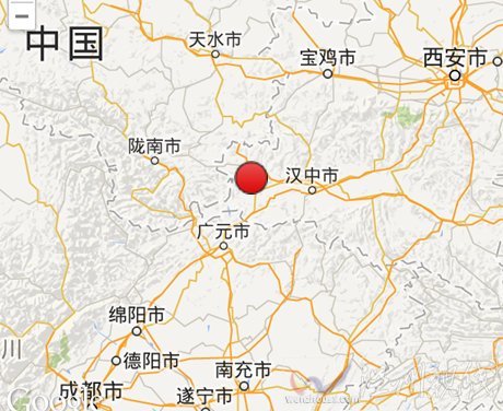 陜西省漢中市寧強(qiáng)縣地震