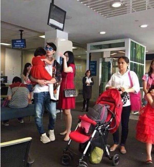 吳尊嬌妻真容罕見曝光