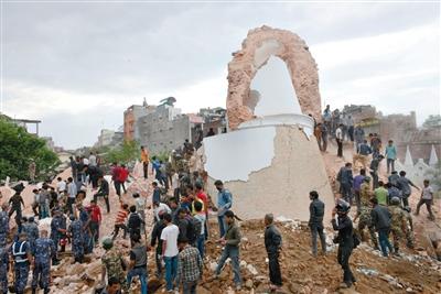 尼泊爾8.1級強震遇難人數上升至1832人