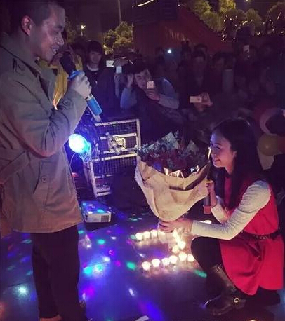 溫州甌海女生霸氣求婚男友