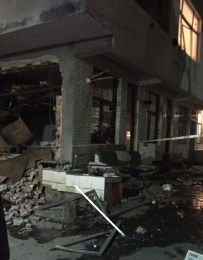 永嘉上塘渭石村煤氣爆炸