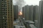 寧晉液化氣站爆炸 現(xiàn)場火光沖天