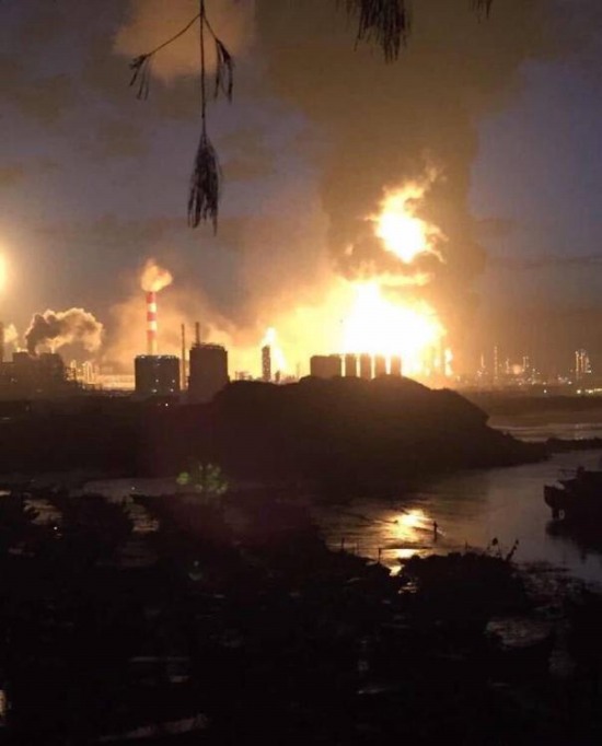 福建PX項目爆燃