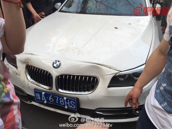 寶馬司機撞半歲嬰兒