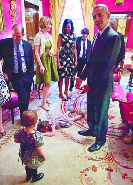 小女孩白宮發飆