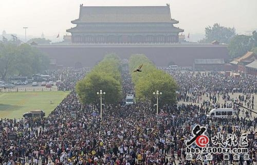 五一假期景區爆棚