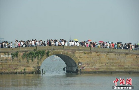 五一假期景區爆棚