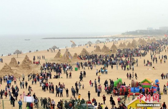 五一假期景區爆棚