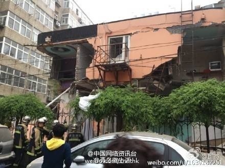 青島一酒店爆炸