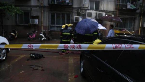 鄭州居民樓起火