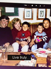 劉偉男美國家庭合影 WillJay和爺爺奶奶合影