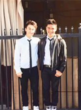 劉偉男還有一個弟弟 劉偉男和弟弟合影