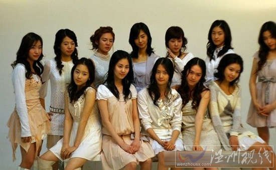 少女時代出道前的定妝照