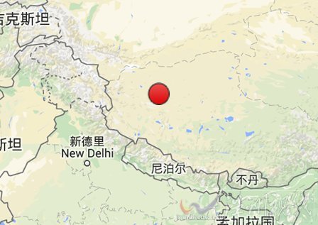 四川改則縣地震