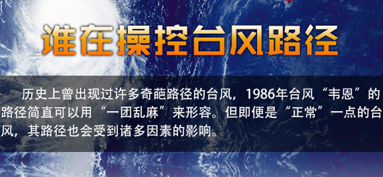 影響臺風(fēng)路徑的因素