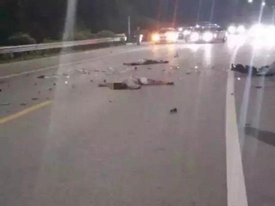 湖州慘烈車禍現場慘