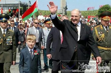 白俄羅斯總統兒子照片