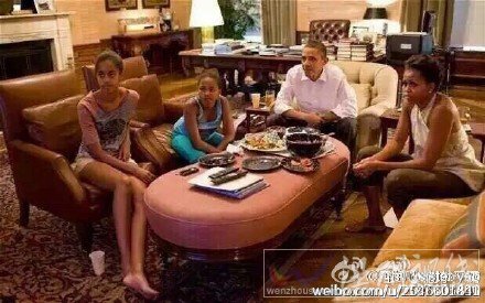 奧巴馬只能在家看電視直播