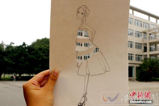 創(chuàng)意十足的時(shí)裝秀