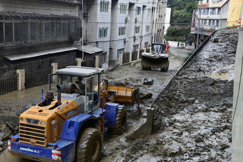 四川泥石流災害