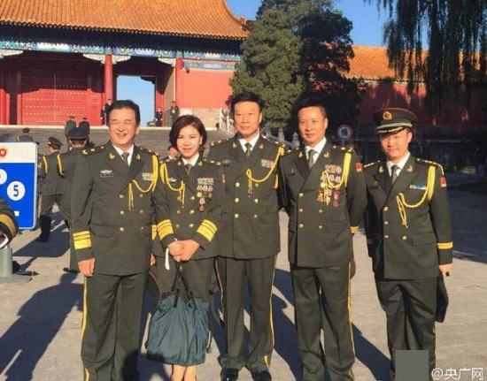 受邀2015閱兵現場觀禮的明星