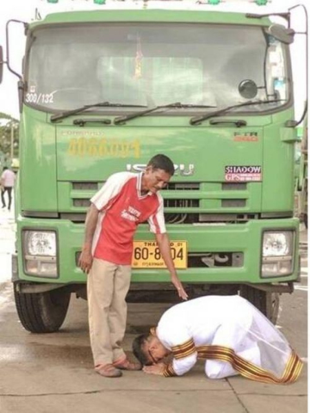 謝謝爸爸開垃圾車