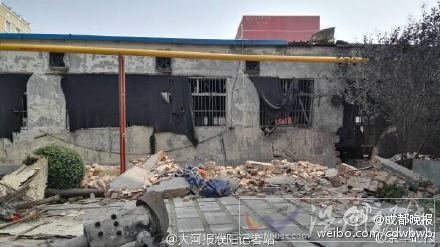 濮陽油田六中分校食堂鍋爐爆炸