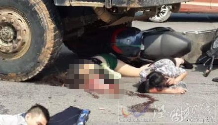 女子車禍中頭部被壓爆