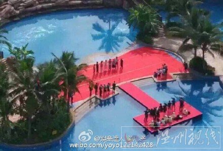 鹿晗錄制跑男海口