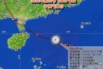 海南臺風(fēng)預(yù)報 第22號臺風(fēng)彩虹將于明天登陸海南