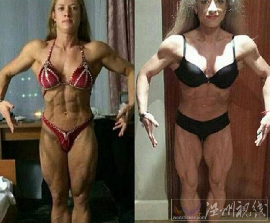 健身少女引發網友熱議