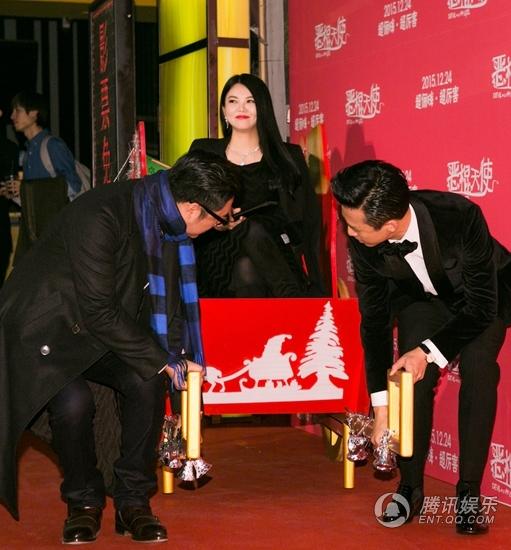 李湘霸氣亮相首映