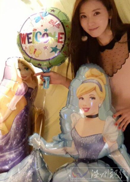 林志玲透視裝聚餐