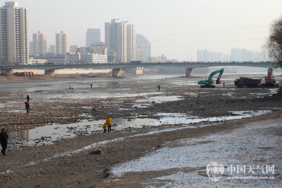 黃河水干了 枯水期黃河的水干了