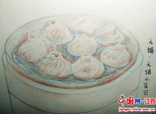 手繪江蘇美食走紅