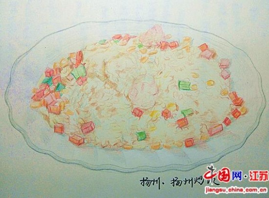 手繪江蘇美食走紅