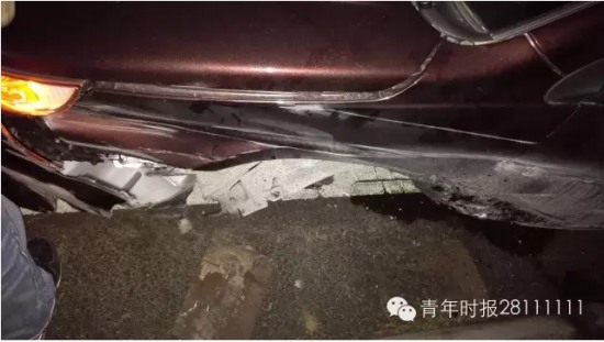 車子掉了一個輪 轎車只剩3個輪子