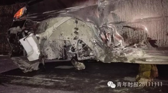 車子掉了一個輪 轎車只剩3個輪子